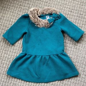 Janie and Jack Teal Dress